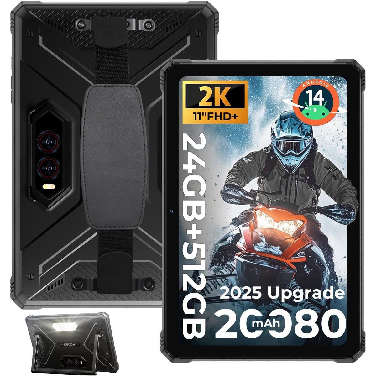 OUKITEL - Hotwav R9 PLUS Tableta 11 pulgadas 16GB+512GB 20080mAh-black