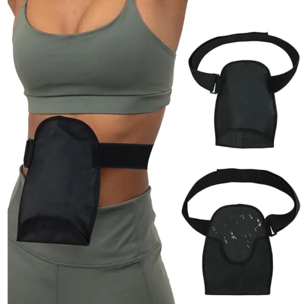 ATURE - Bolsa De Ostomía Impermeable Cinturón De Carga