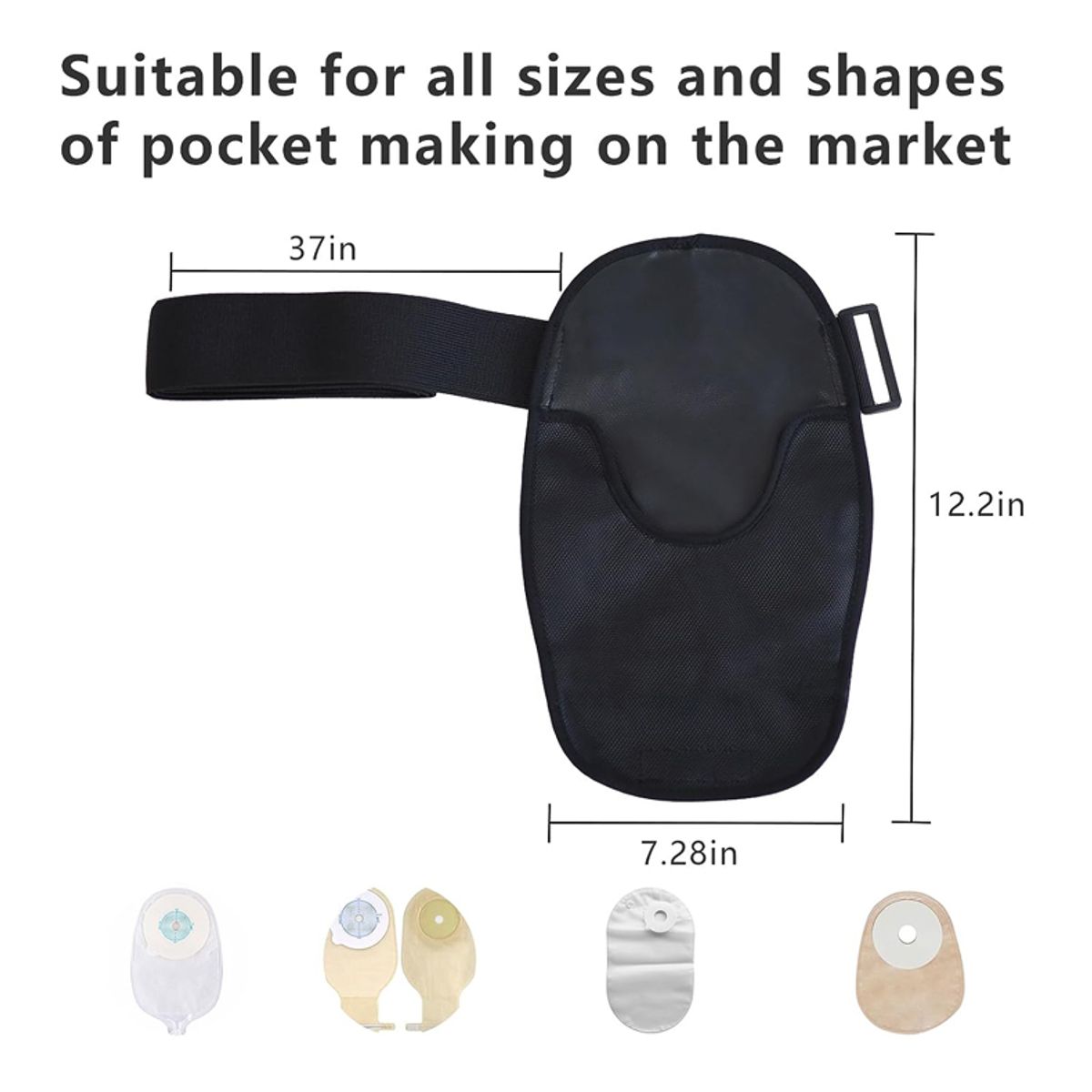 ATURE - Bolsa De Ostomía Impermeable Cinturón De Carga