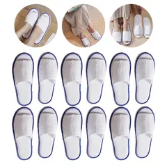 ATURE - 6 Pares De Zapatillas Desechables Para Hoteles, Familias