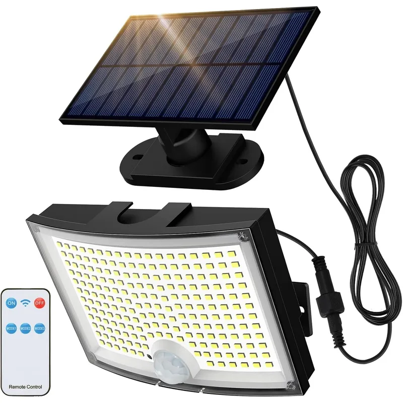 TATEE - Lámpara de pared Dividida Solar Exterior Impermeable IP65