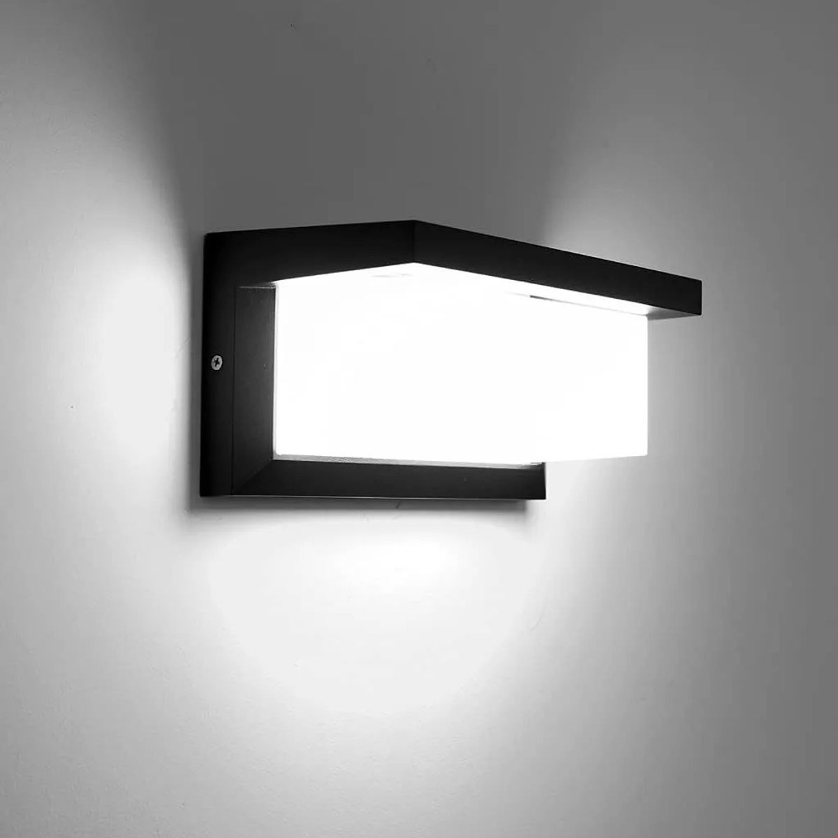 TATEE - Lámpara de pared para exterior luz de pared impermeable 18W luz blanca