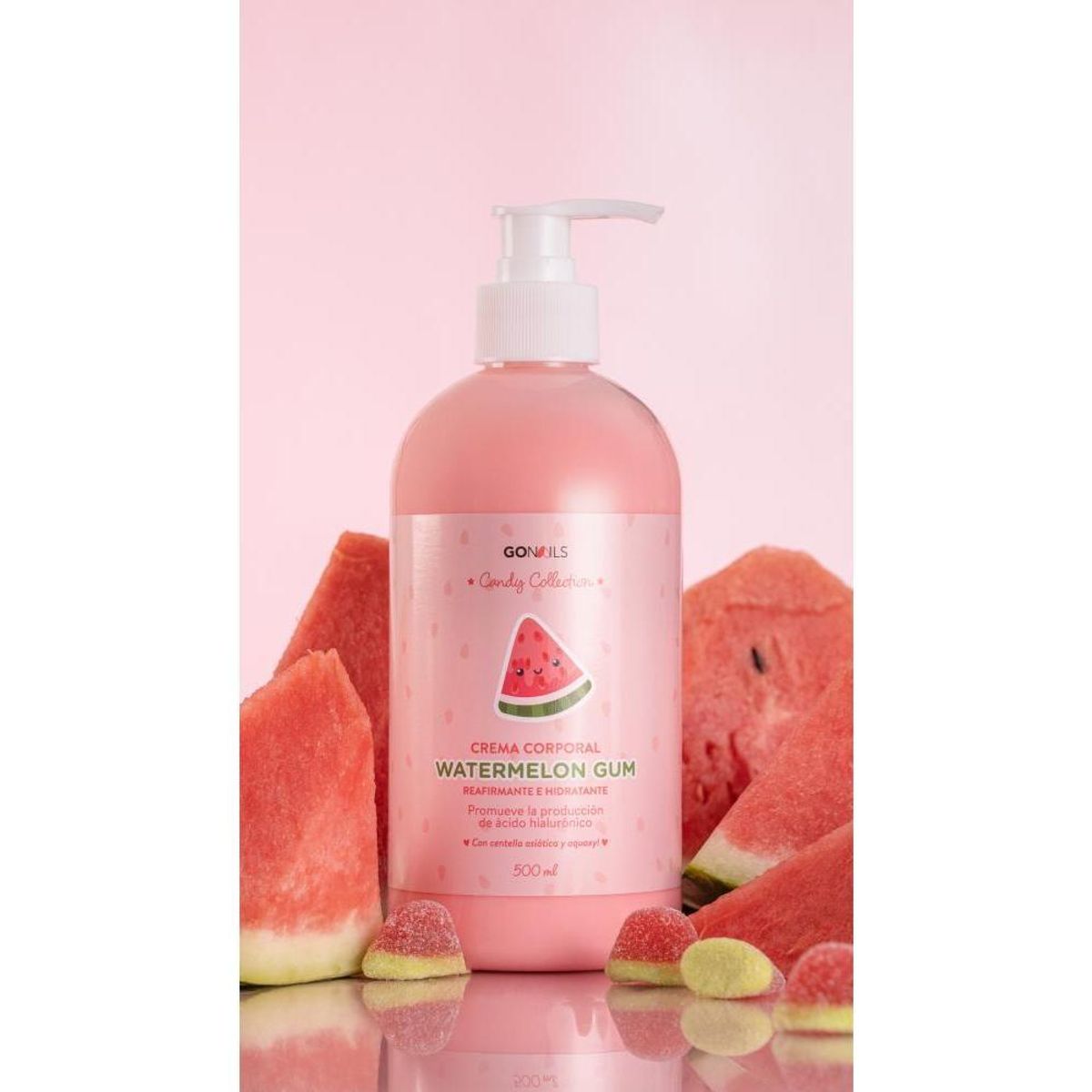 GO NAILS - Crema De Cuerpo Reafirmante E Hidratante 500 Ml Go Nails Rojo