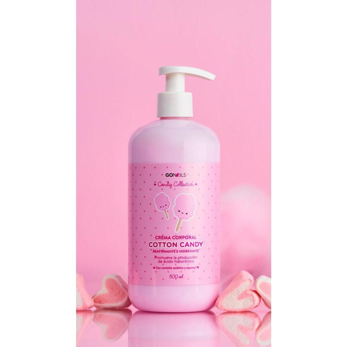 GO NAILS - Crema De Cuerpo Reafirmante E Hidratante 500 Ml Go Nails Rosado