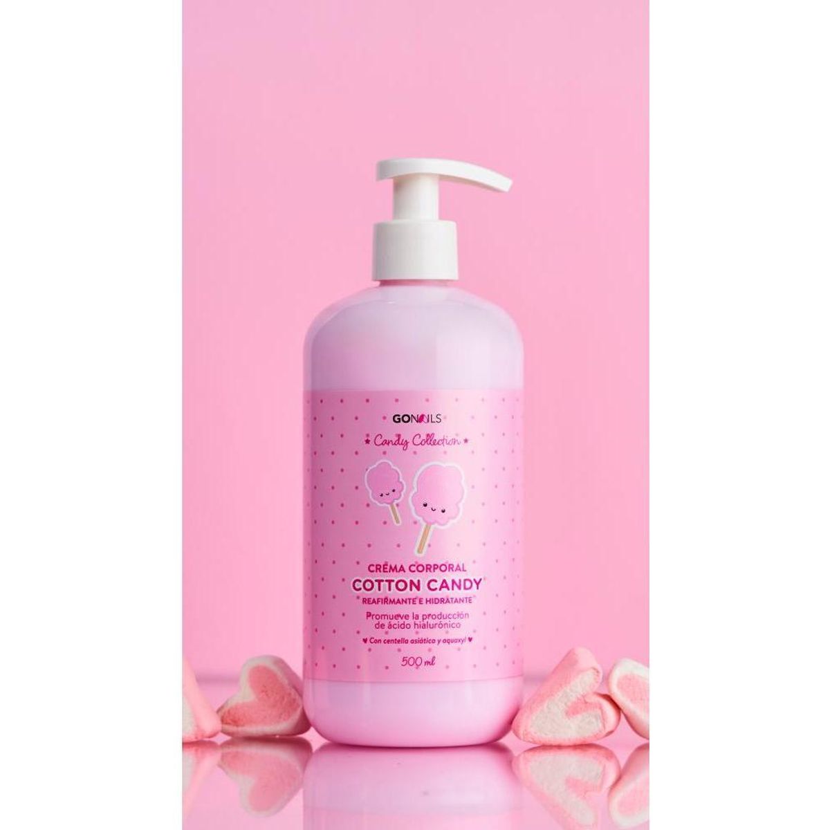 GO NAILS - Crema De Cuerpo Reafirmante E Hidratante 500 Ml Go Nails Rosado