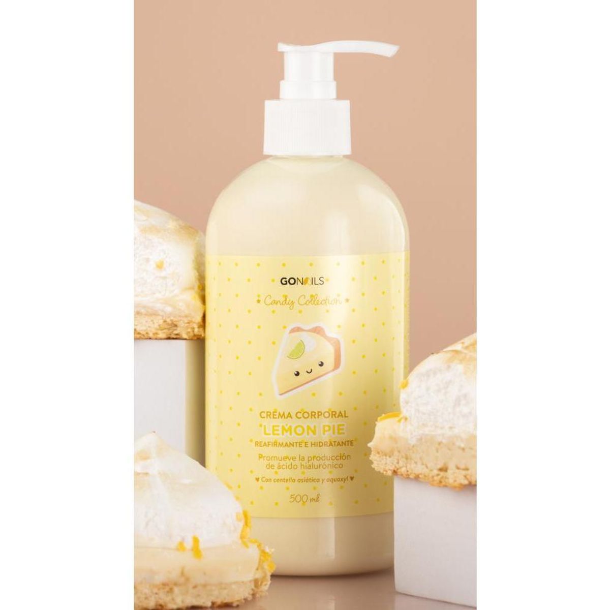 GO NAILS - Crema De Cuerpo Reafirmante E Hidratante 500 Ml Go Nails Amarillo