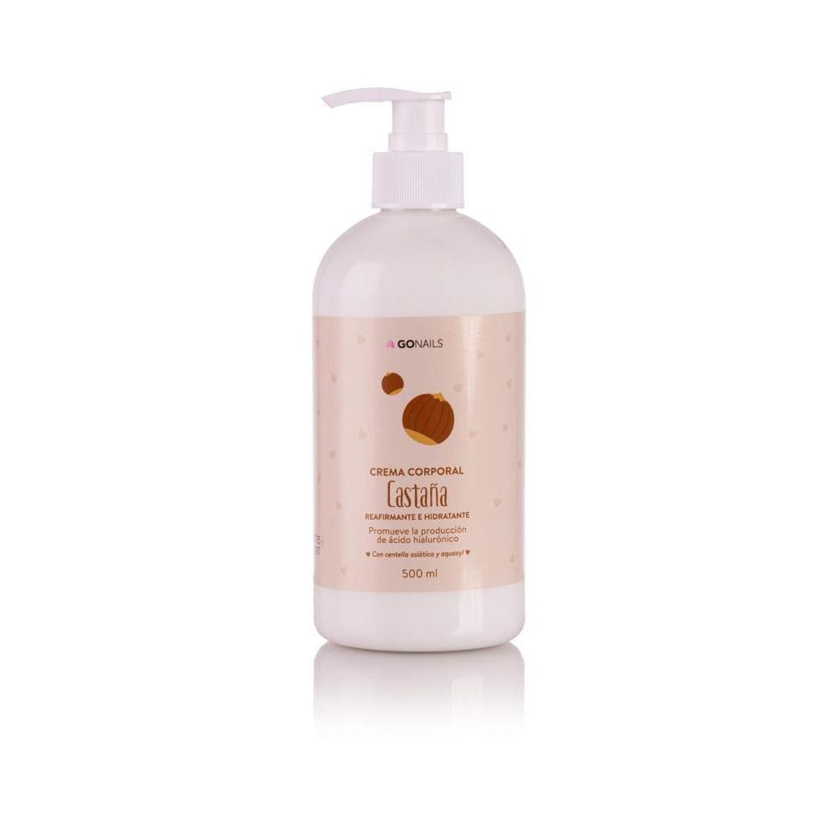 GO NAILS - Crema De Cuerpo Reafirmante E Hidratante 500 Ml Go Nails Beige