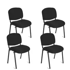 GENERICO - Pack 4 Sillas Visita Iso Tapiz