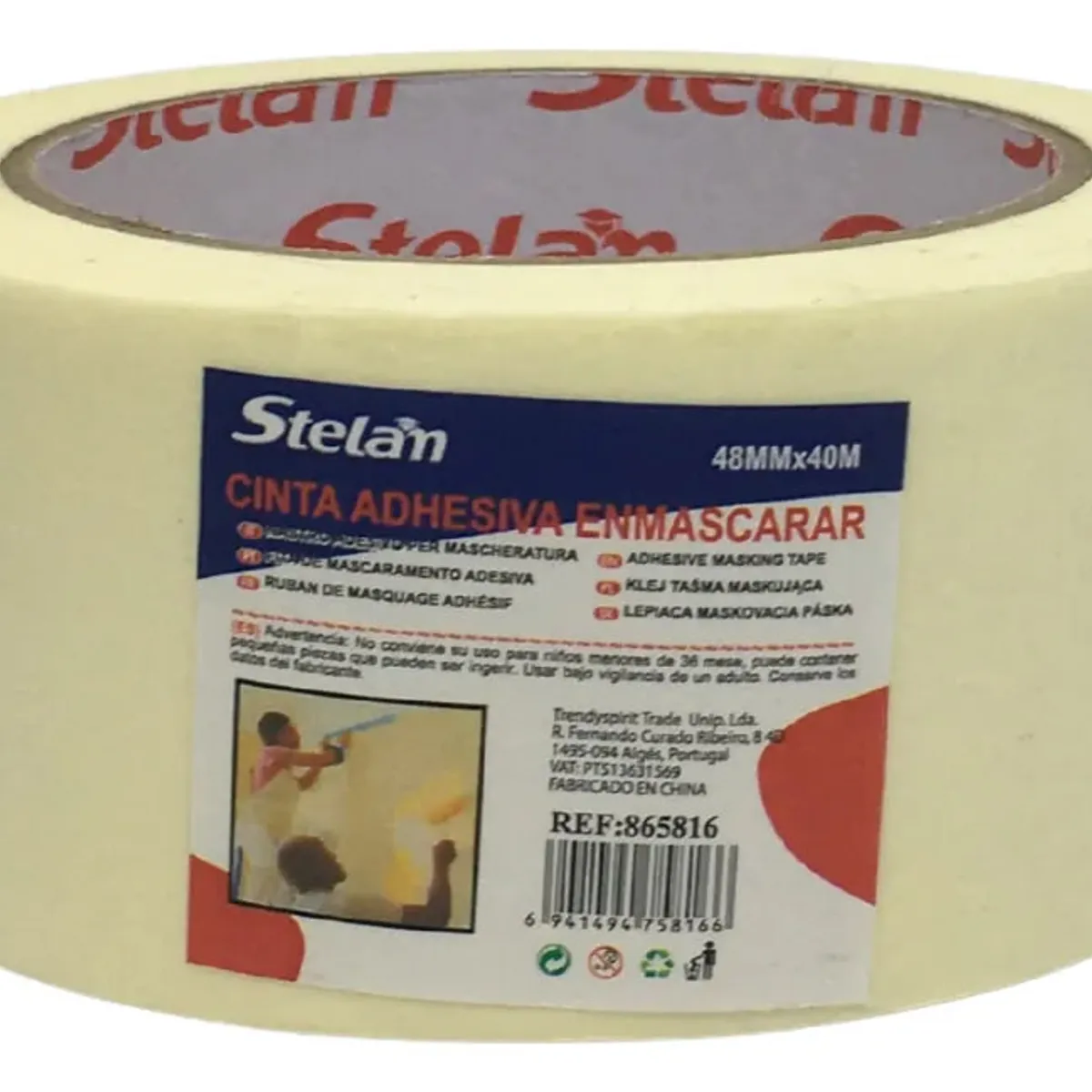 GENERICO - Cinta para enmascarar 48 mm 40 m