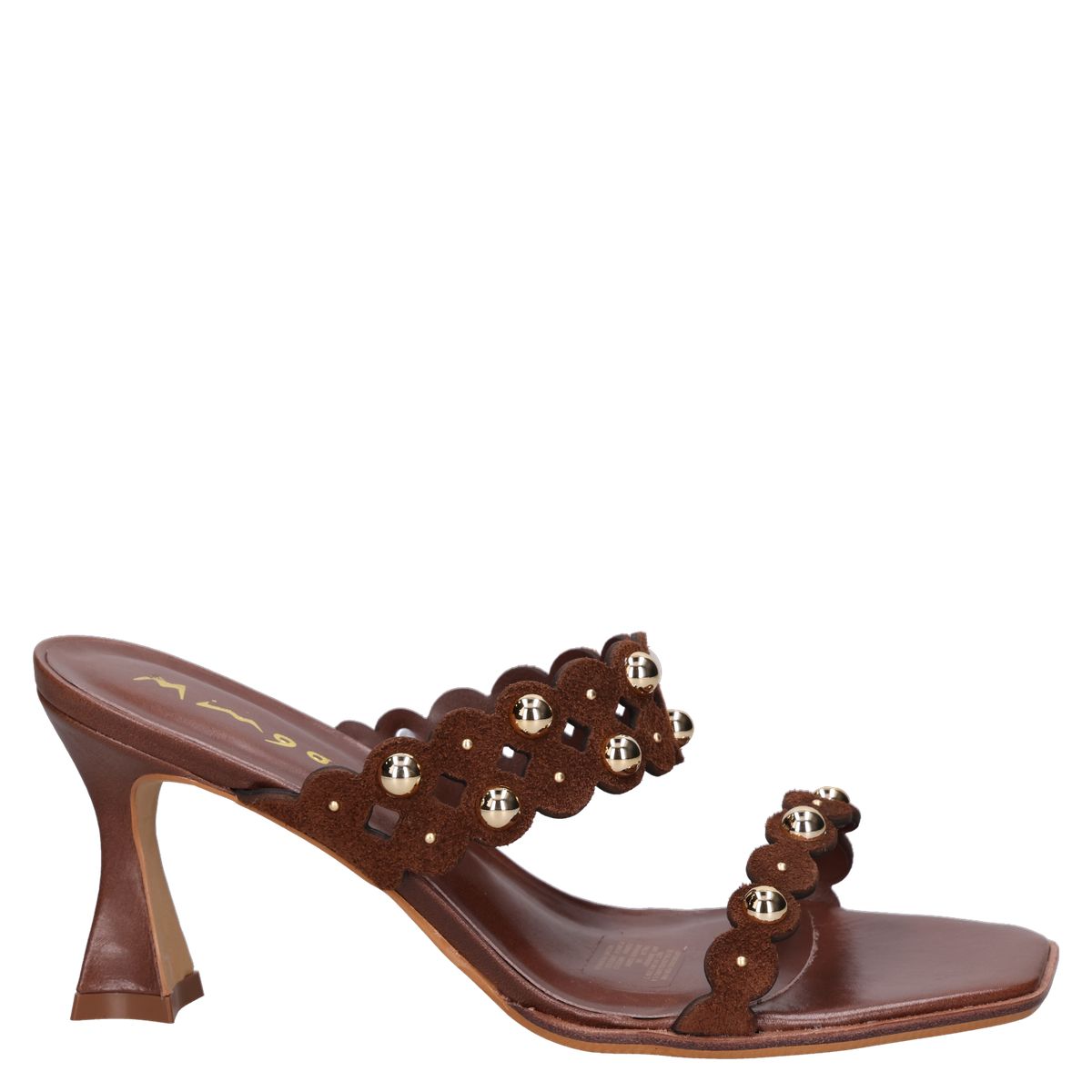 MINGO - Sandalia Mujer Formal Marrón Mingo