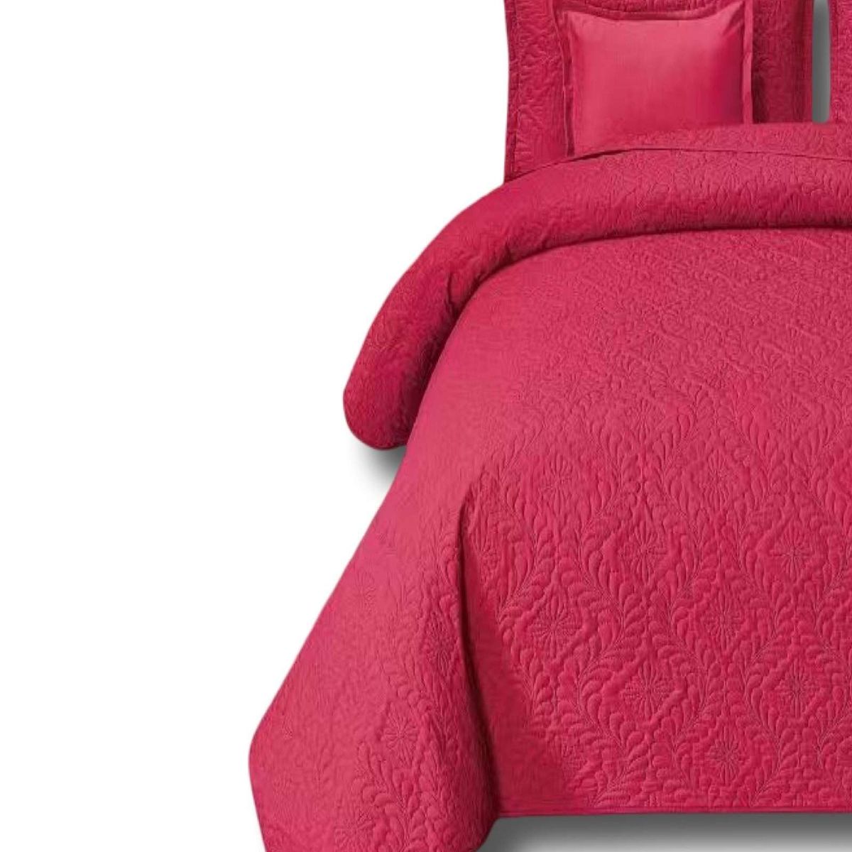 GENERICO - CUBRECAMA COLCHA 9 PIEZAS 2 PLAZAS QUILT MAS SABANAS MAS CORTINA DE TELA