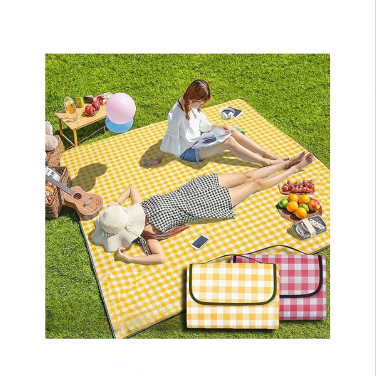 GENERICO - Manta Impermeable Portátil Para Playa Y Picnic Plegable Colores Surtidos