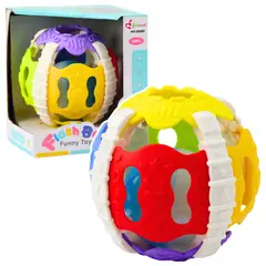 GENERICO - Pelota Sensorial Musical Con Luz Para Bebés Sonajero Morder Multicolor