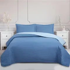 ANDES - Quilt Bicolor Azul