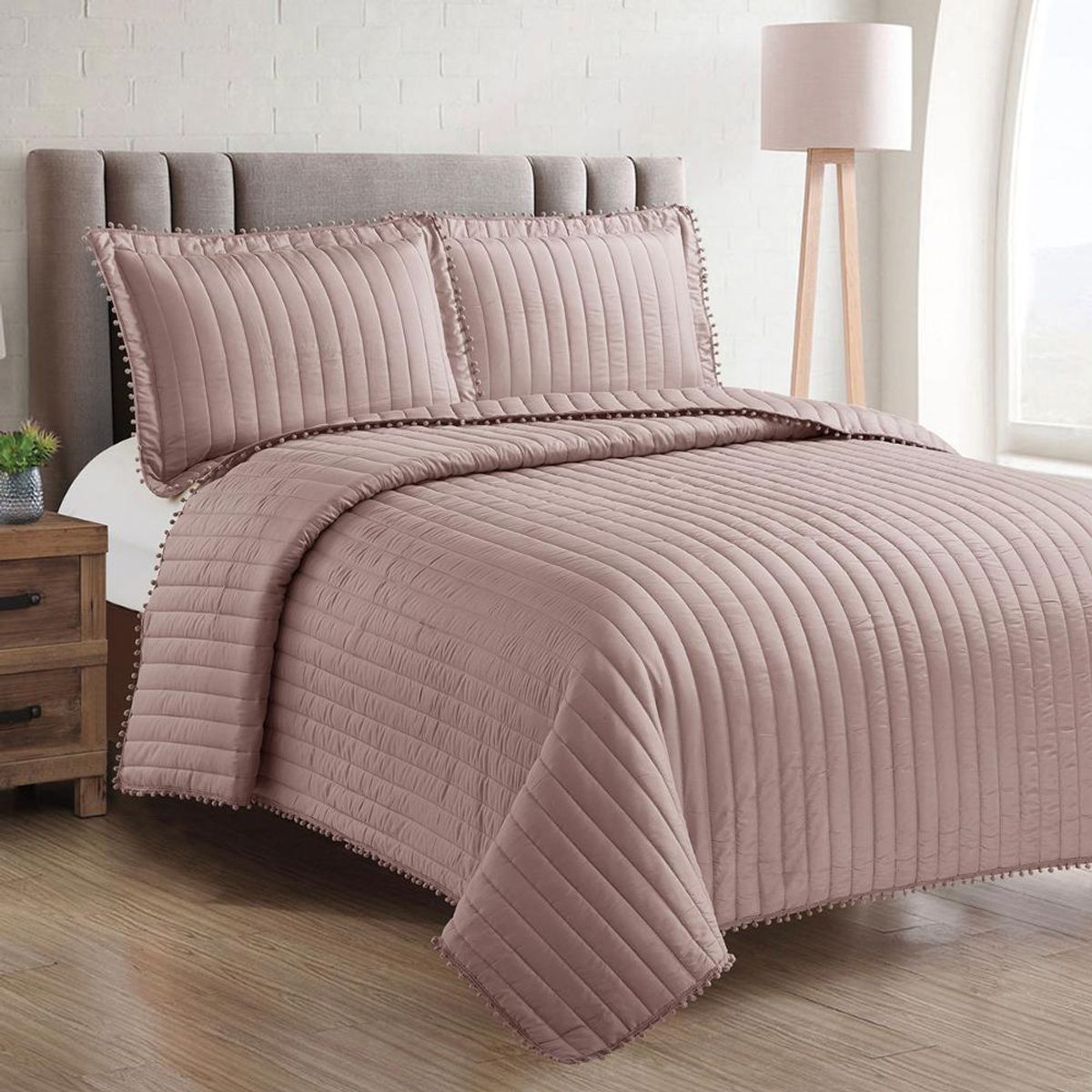 ANDES - Quilt Andes Pom Pom Rosa