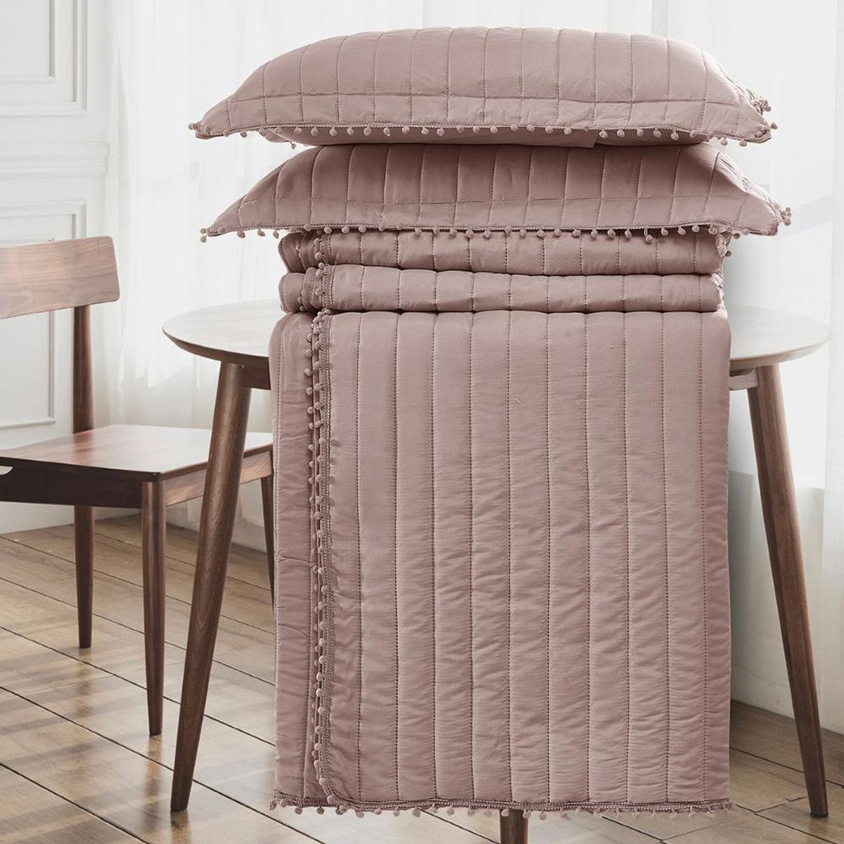 ANDES - Quilt Andes Pom Pom Rosa