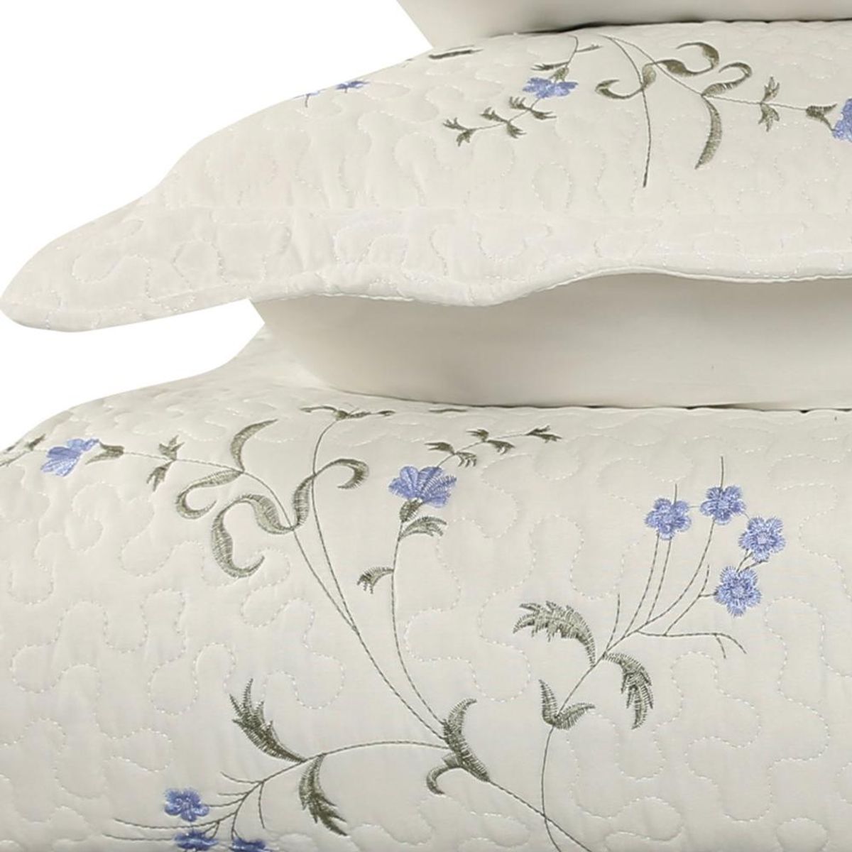 ANDES - Quilt Andes Bordado Toronto Azul