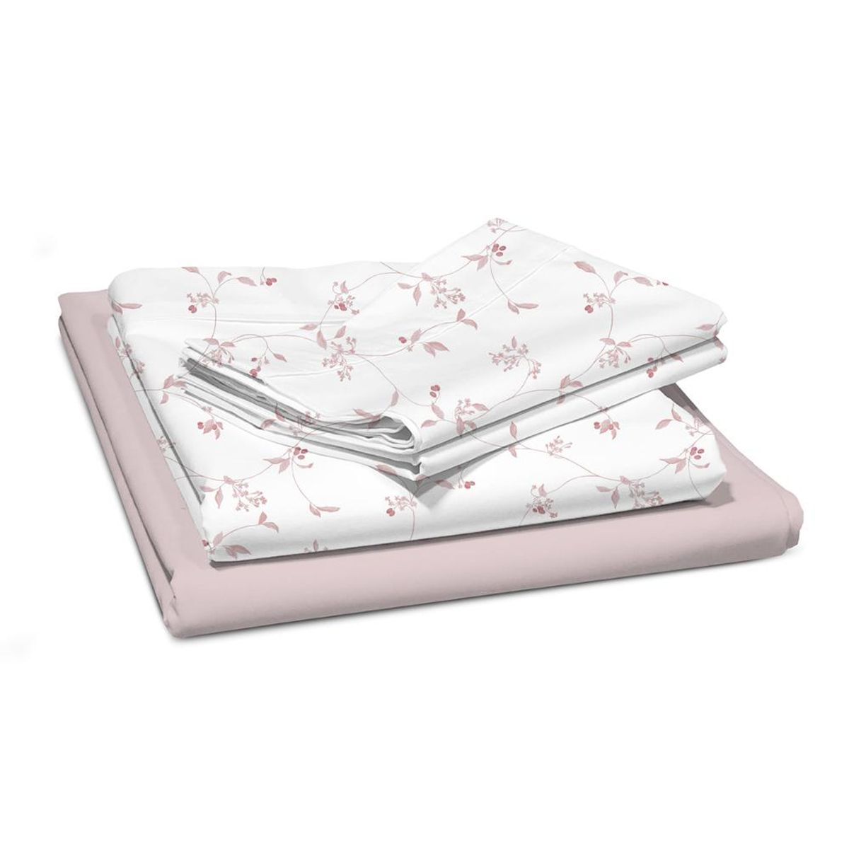 ANDES - Sabanas Andes 180 Hilos Estampada  Enredadera Rosa King