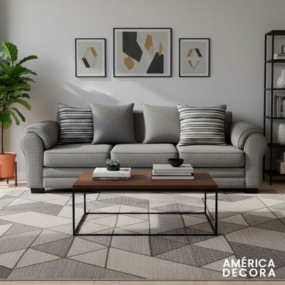 Imagen 2 del producto Sofá 4 Cuerpos XL Con Resorte Estructural Grandón Chenille