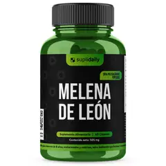 SUPLIDAILY - Melena de León 60 Cáp Suplemento Natural Premium