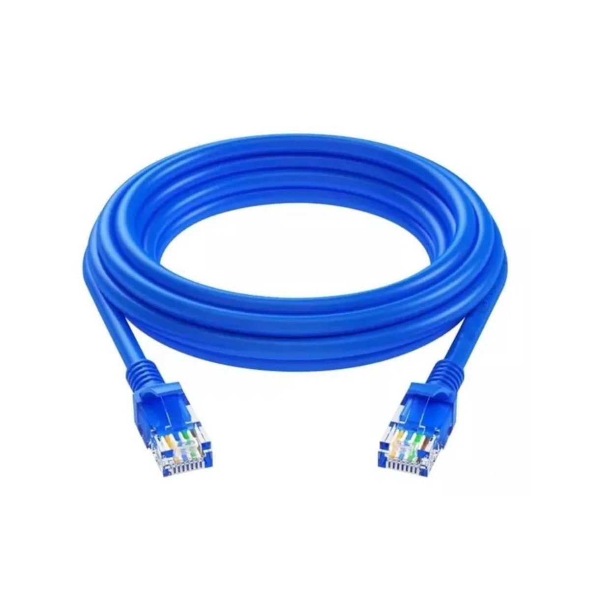 GENERICO - Cable De Red Para Internet 10 Metros Rj45 Azul
