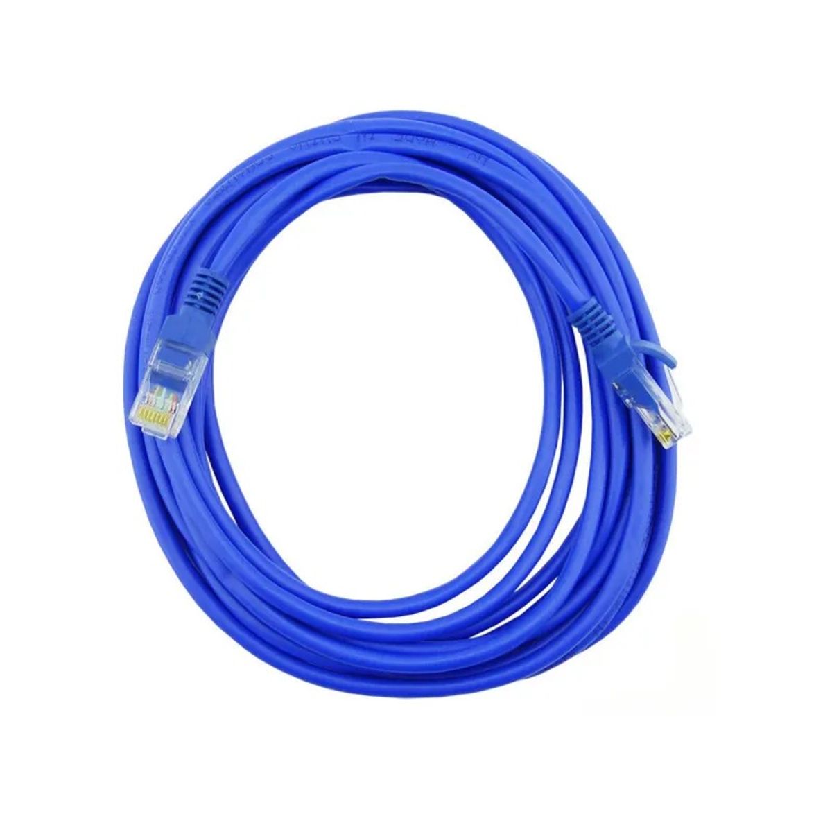 GENERICO - Cable De Red Para Internet 10 Metros Rj45 Azul
