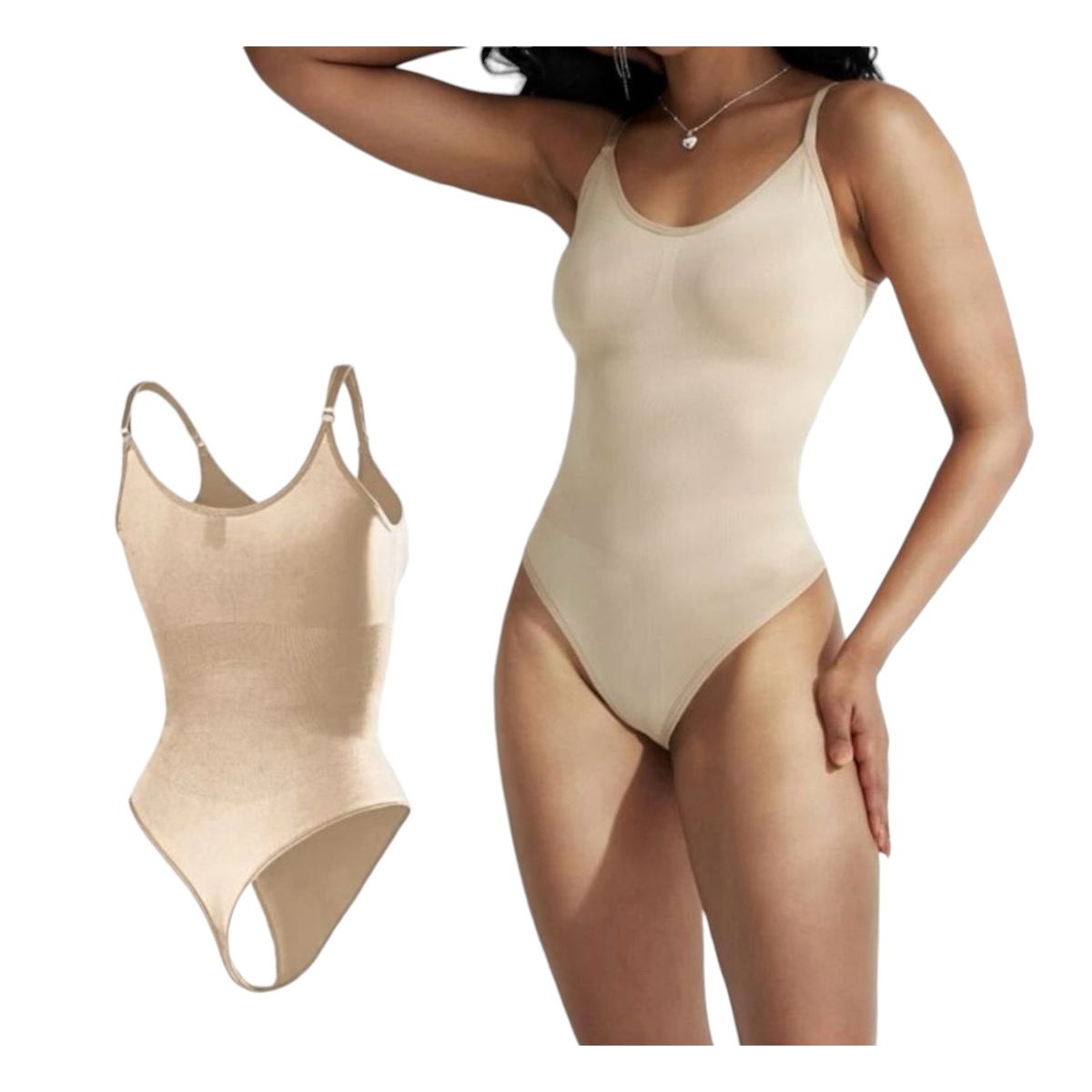 NO LOGO - body Culotte Body Modelador Afina Modela Alisa Realza