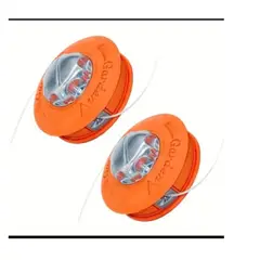 GENERICO - Cabezal Automático Desmalezadora Desbrozadora naranja Pack 2 unid