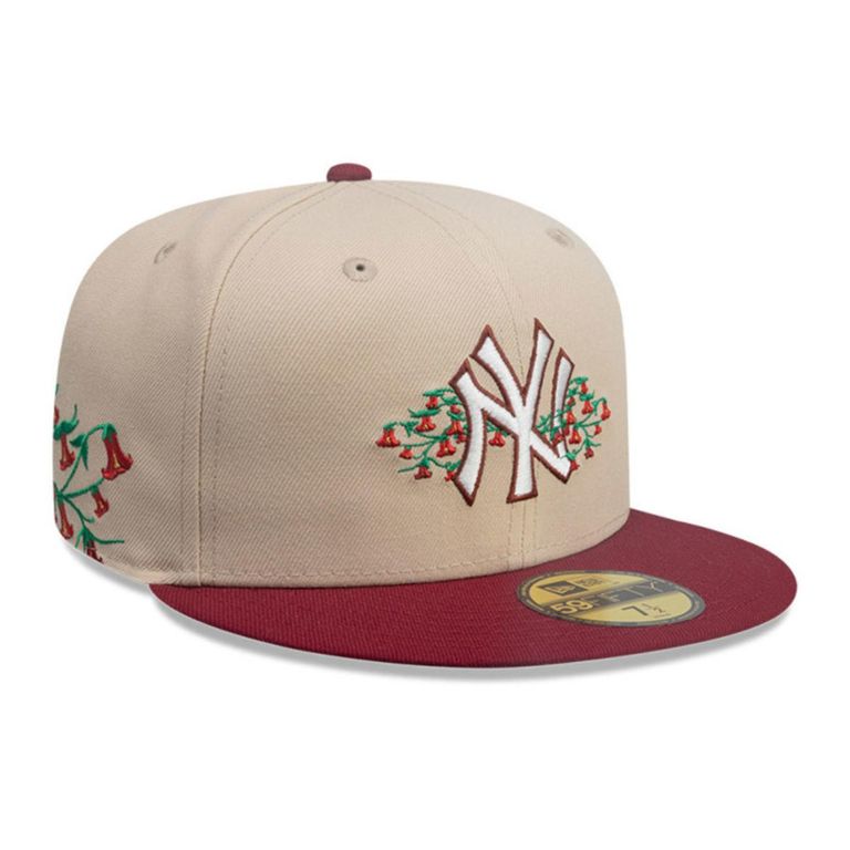 Gorra 59Fifty New York Yankees MLB City Elements Beige Beige 7 1/8