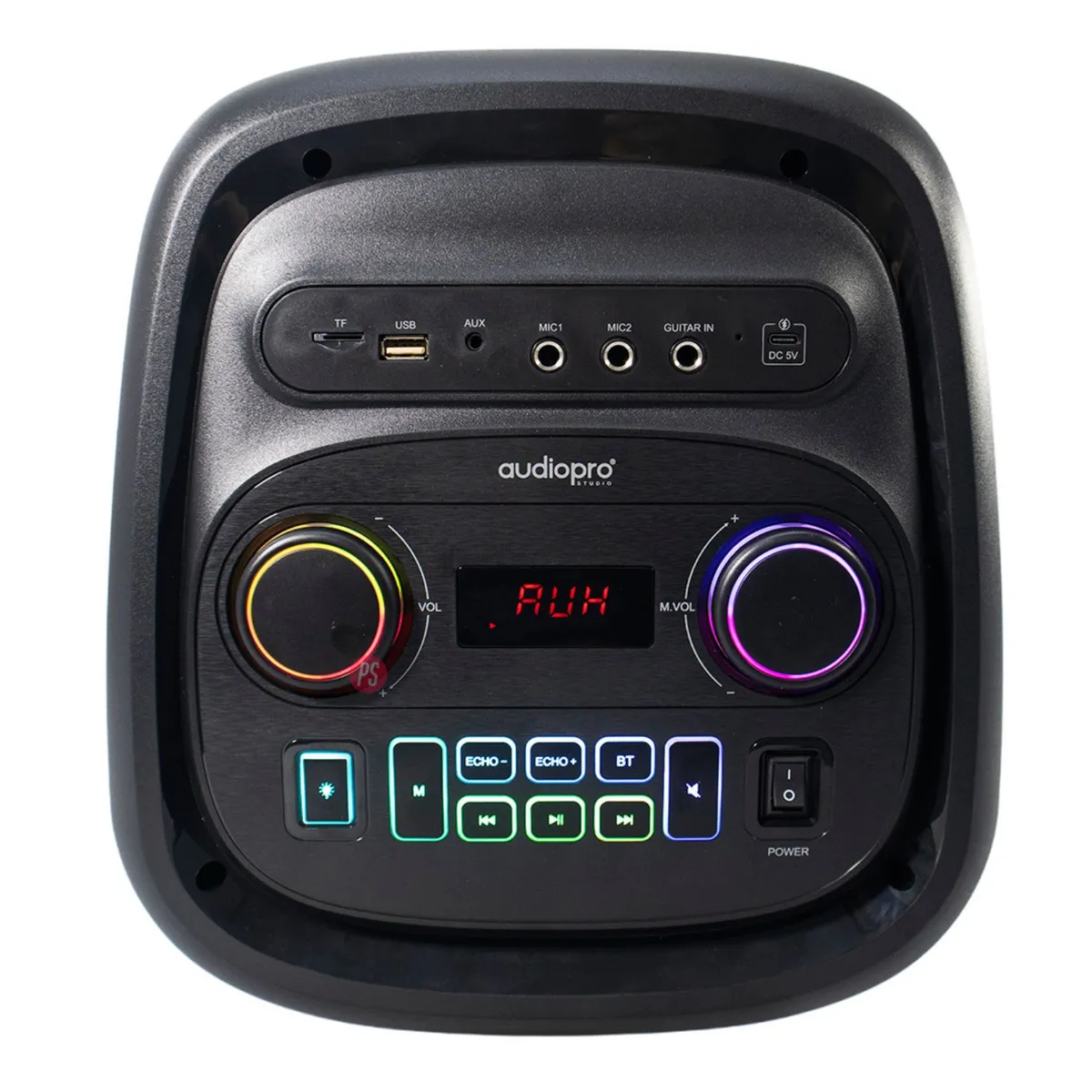 AUDIO PRO - Parlante Karaoke Con Micrófono y Luces 5000w pmpo - PS