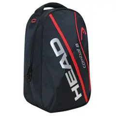 HEAD - Botinero Bolso Combat 8 Negro Rojo