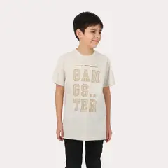 GANGSTER - Polera Mc Básica Mundau Beige