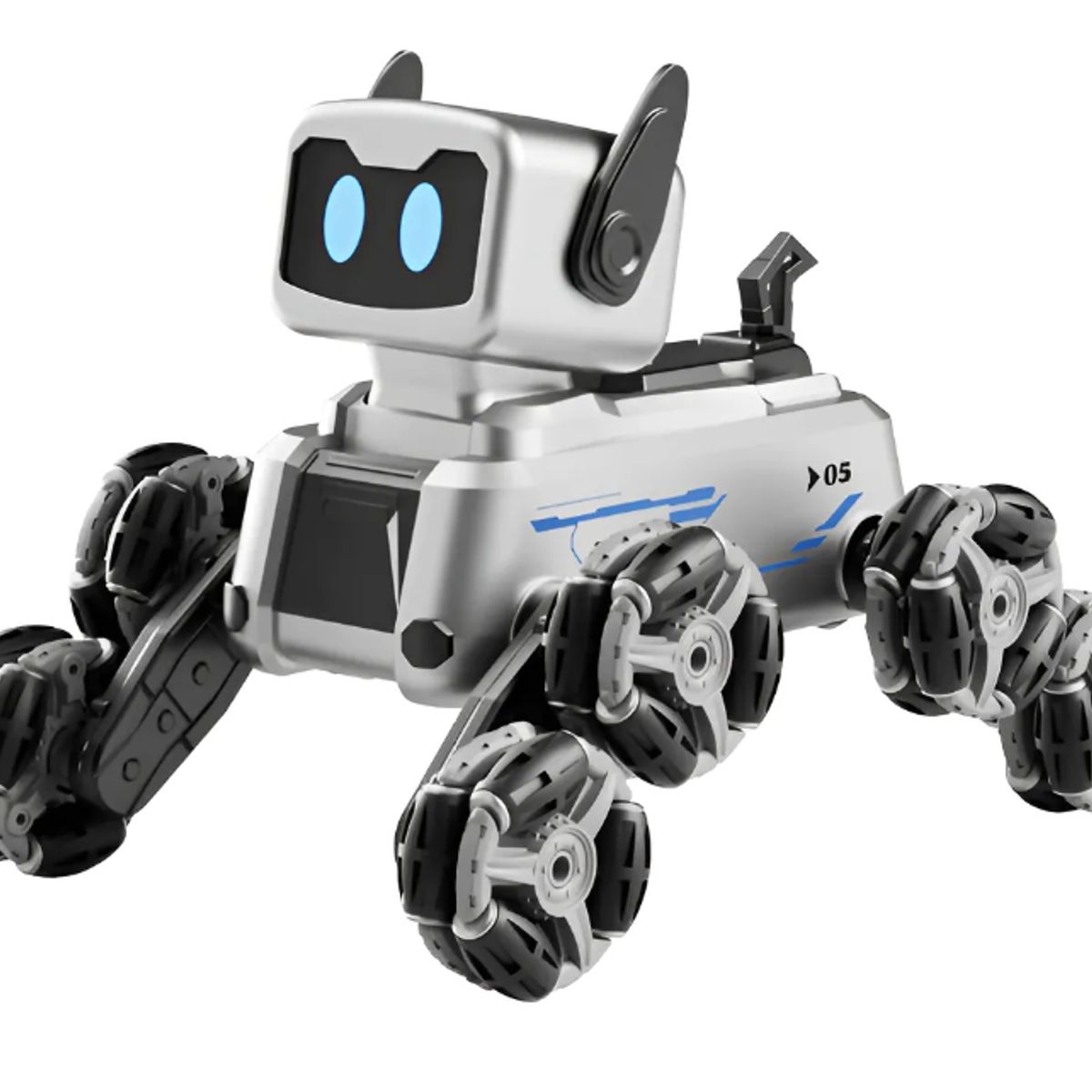 GENERICO - Perro Robot Mecánico Interactivo Con Control Remoto Y Ruedas