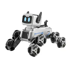 GENERICO - Perro Robot Mecánico Interactivo Con Control Remoto Y Ruedas