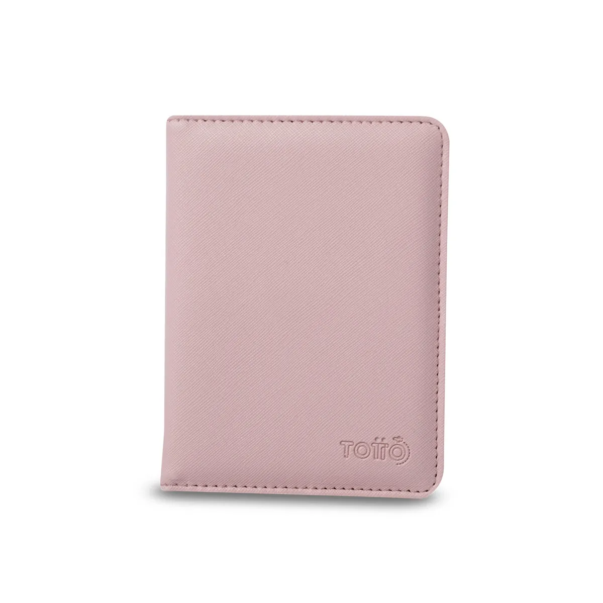 TOTTO - Porta Pasaporte Holdery con RFID Blocker Rosado  Totto