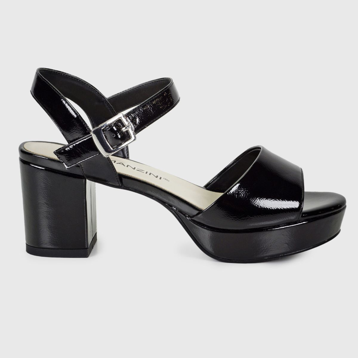 EDA MANZINI - Sandalia Jimena Negro Charol EDA MANZINI