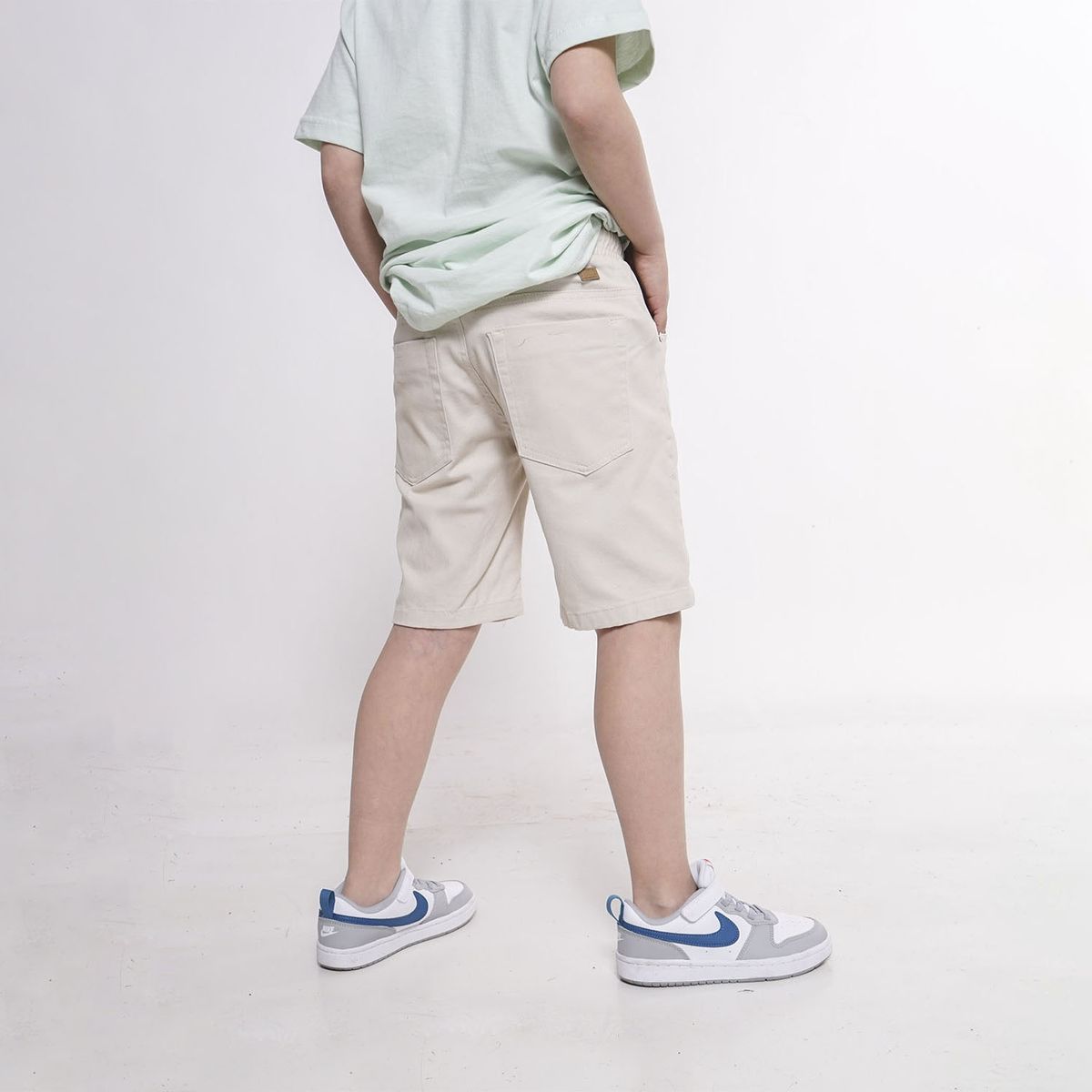 GANGSTER - Niño Polera Mc Básica Caut Verde Gangster