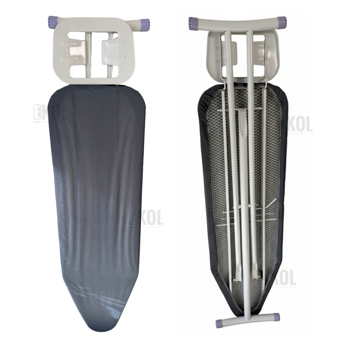 EKOL TACTICA MILITAR - Tabla De Planchar Premium Metal Tela  134x36 cm