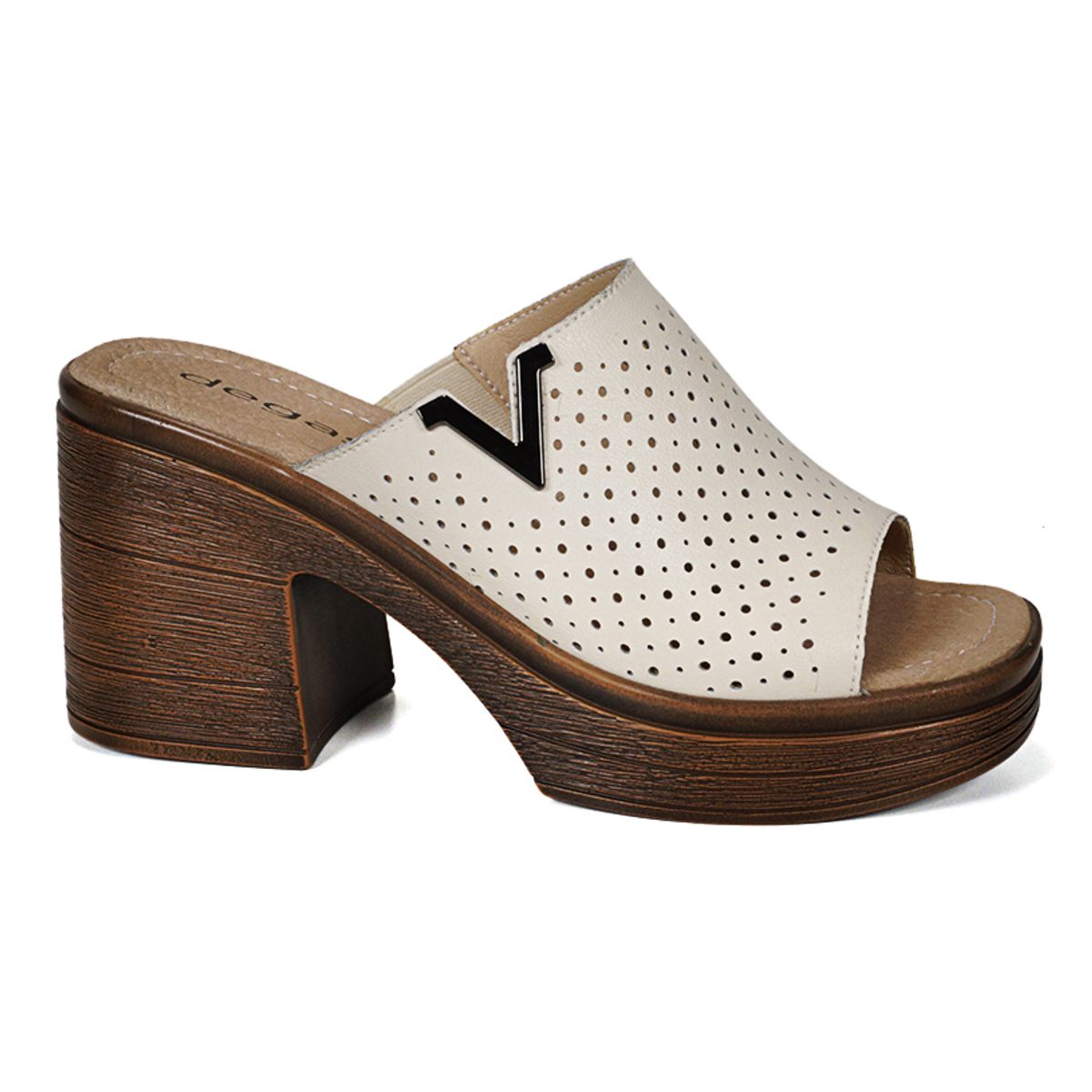 DEGAS - Sandalia Cuero Artis Beige DEGAS