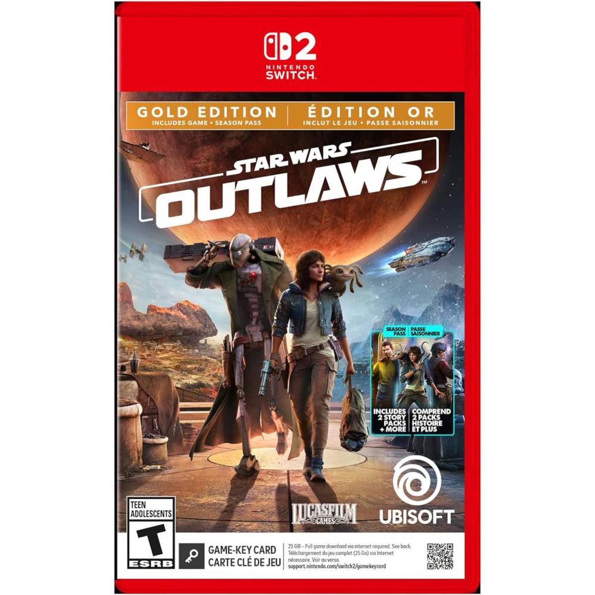 NINTENDO - Star Wars Outlaws Gold Edition Switch 2 - SniperCL