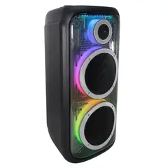 AUDIO PRO - Parlante 5000W PMPO Iluminación Fiesta Total y Karaoke - SC