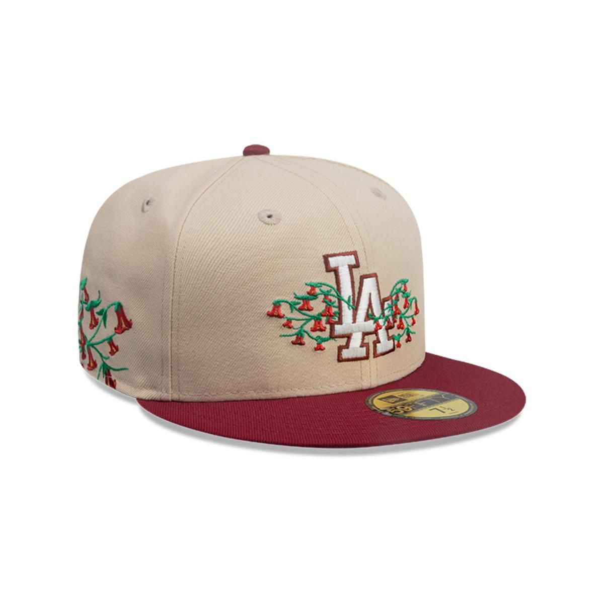 NEW ERA - Gorra 59Fifty Los Angeles Dodgers MLB City Elements Beige
