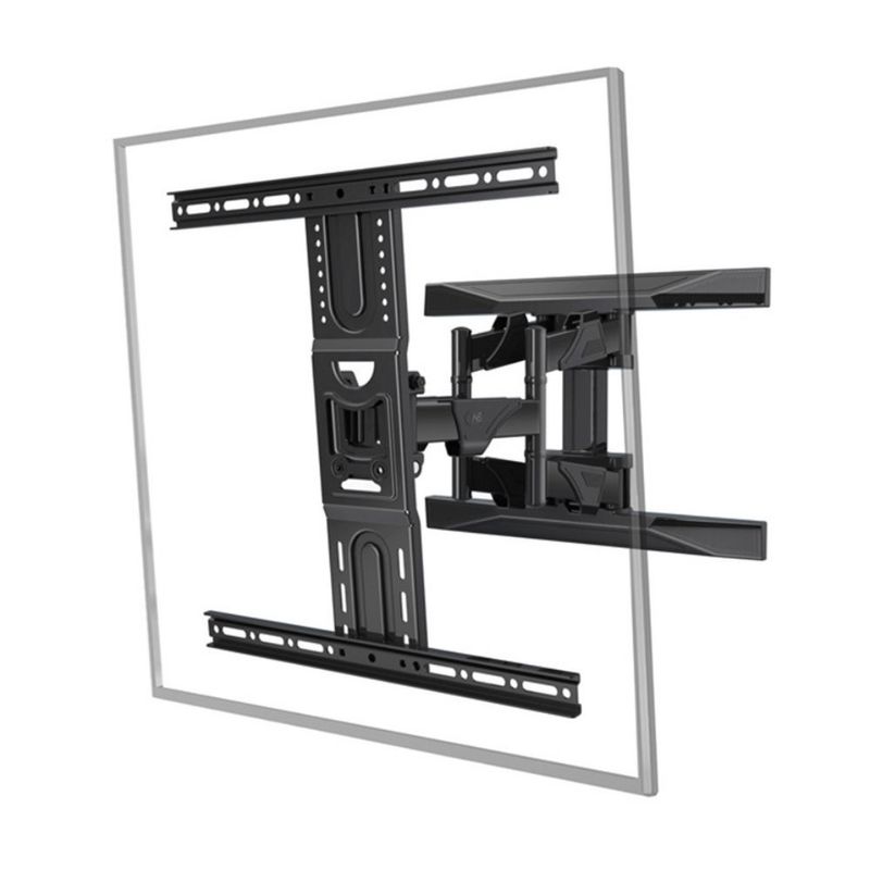 NOVYSTOR - Soporte TV Full Motion 40–80" Acero Reforzado Giro 180°