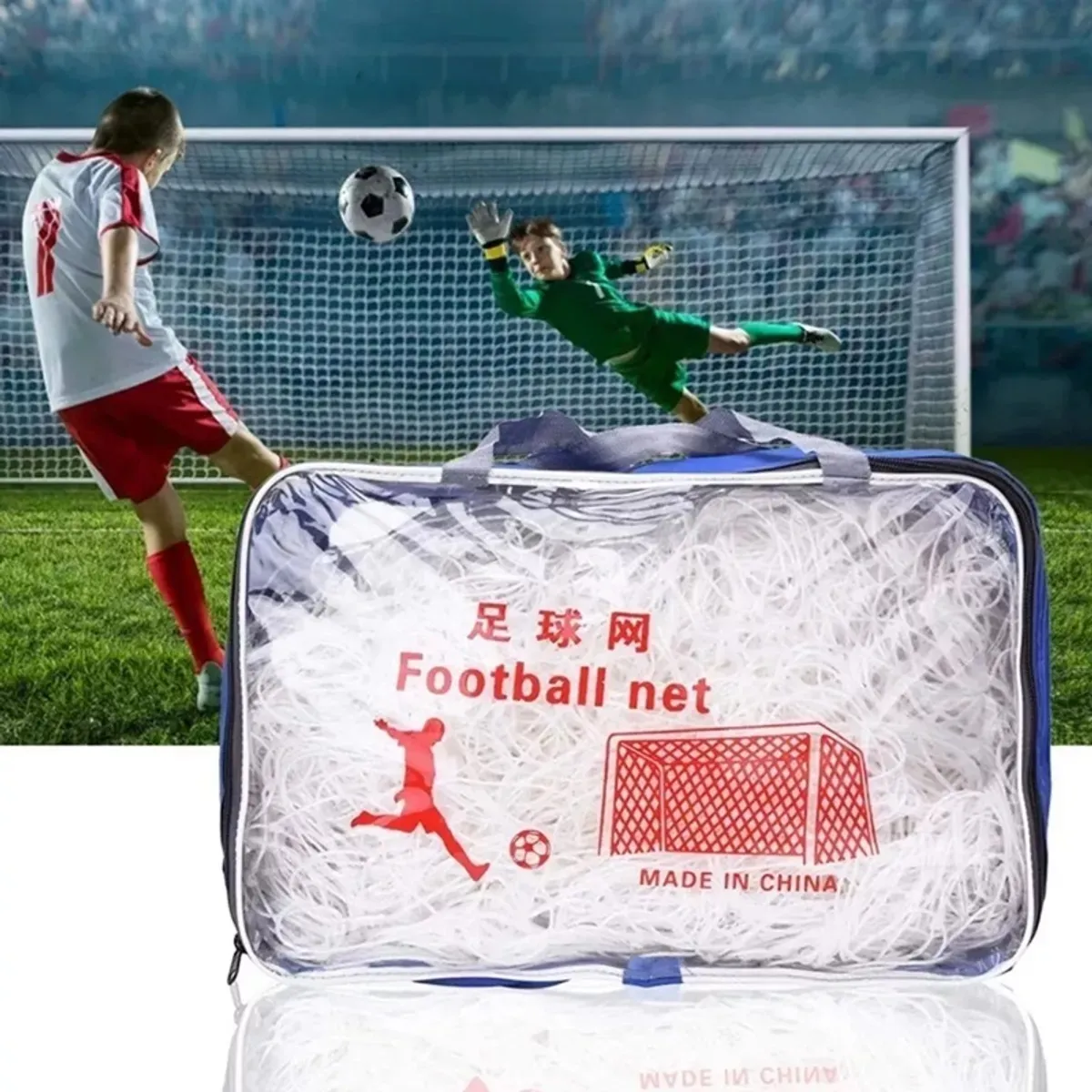 GENERICO - Red Malla De Baby Futbol Trenzado
