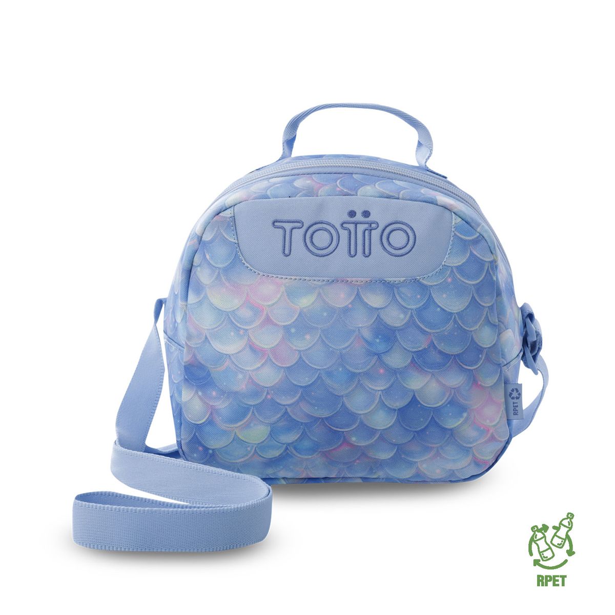 TOTTO - Lonchera Térmica Mujer Borrador Mediana Azul Totto