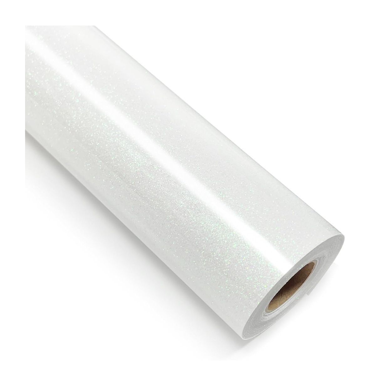 CURSOR - Vinilo Pu Glitter Blanco Arcoiris 50 Cm X 1 Mt Cursor