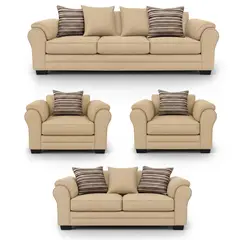 AMERICA DECORA - Living 9 Cuerpos 4+3+1+1 XL Con Resorte Estructural Grandón Chenille