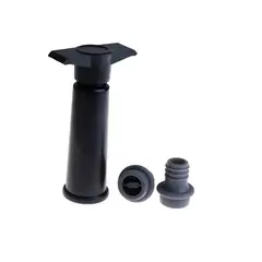 GENERICO - Bomba Sellador Vacio Vino Extractor Aire Con 2 Tapones