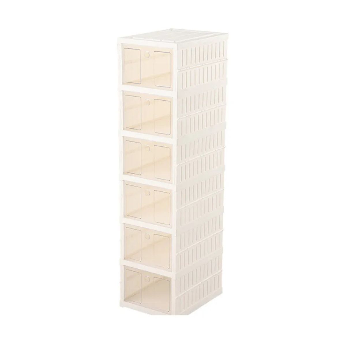 GENERICO - Organizador De Zapatos Con Puertas Transparentes 6 Niveles