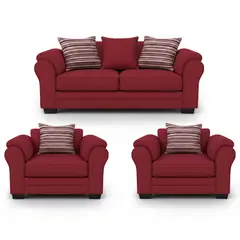 AMERICA DECORA - Living 5 Cuerpos 3+1+1 XL Con Resorte Estructural Grandón Chenille